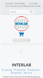 Mobile Screenshot of interlab-bv.nl
